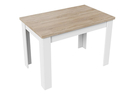 Стол деревянный, Промо Тип 4 белый / дуб сонома светлый