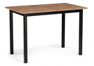 Стол деревянный, Аркон 110(130)х68х75 дуб вотан / черный