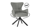 Стул на металлокаркасе, Atlanta gray / black крутящийся