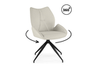 Стул на металлокаркасе, Miranda 360 крутящийся beige / black