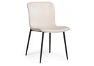 Стул на металлокаркасе, Игон бежевый / черный муар