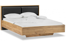 Кровать, Клауд 140х200 парящая дуб крафт золотой / антрацит