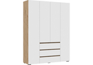 Шкаф, Элла ШК 05 белый / дуб крафт золото