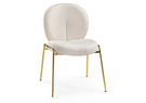 Стул на металлокаркасе, Kalipso 1 white / gold