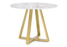 Стол стеклянный, Норфолк 100 золото