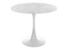 Стол стеклянный, Tulip 90 super white glass