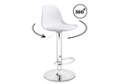 Барный стул, Soft white / chrome