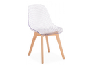 Пластиковый стул, Vart clear / wood