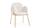 Стул на металлокаркасе, Kalipso white / gold
