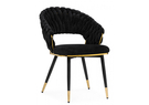 Стул на металлокаркасе, Rakel black / gold