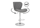 Барный стул, Porch gray / chrome