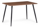 Стол деревянный, Кангас 120х80х77 орех кантри / черный