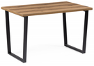 Стол деревянный, Лота Лофт 120x75 дуб крафт табачный / черный матовый
