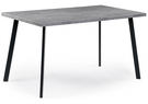 Стол деревянный, Тринити Лофт 140х80 бетон светлый / черный матовый