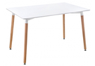 Стол деревянный, Table 120 white / wood