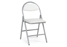 Стул на металлокаркасе, Gikat белый полимер / светлый мусс