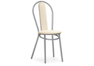 Стул на металлокаркасе, Lamniel ваниль в крапинку / светлый мусс
