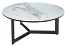 Журнальный стол, Роб D-700 белый мрамор