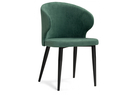 Стул на металлокаркасе, Алсисар катания изумруд / черный