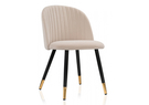 Стул на металлокаркасе, Gabi beige / black / gold