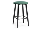 Барный стул, Гангток катания изумруд / черный матовый