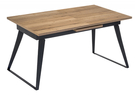 Стол деревянный, Кхал галифакс натуральный / графит