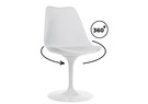 Стул на металлокаркасе, Tulip white