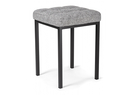 Табурет, Байя рогожка графит / черный матовый