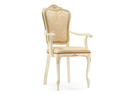 Стул деревянный, Руджеро патина золото / бежевый