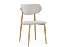 Стул на металлокаркасе, Lisbon бежевый / цвет дерева