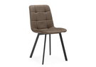 Стул на металлокаркасе, Чилли коричневый / черный