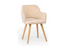 Стул деревянный, Эолин бежевый (glory 03) / светлое дерево
