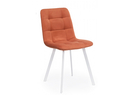 Стул на металлокаркасе, Чилли терракотовый / белый