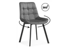 Стул на металлокаркасе, Челси 360 светло-серый (ZD 960) / черный