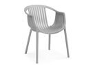 Пластиковый стул, Боркас пластик / серый