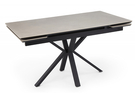 Керамический стол, Старлайт 140 (200) х 80 carmen light grey / черный
