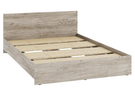 Кровать, Адайн КР-140 140х200 дуб крафт серый / дуб крафт серый