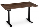 Компьютерный стол, Маркос с механизмом подъема 140х80х75 черный / кантри орех