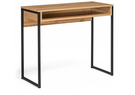 Компьютерный стол, Лео Лофт дуб вотан / черный матовый