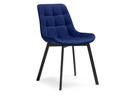 Стул на металлокаркасе, Челси синий / черный