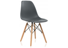 Стул деревянный, Eames PC-015 grey