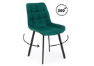 Стул на металлокаркасе, Челси 360 П зеленый (zd 667) / черный np
