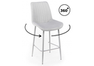 Барный стул, Седа 360 светло-серый (zd 960) / серый np