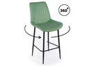 Барный стул, Седа 360 фисташковый (zd 651) / черный np