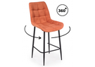 Барный стул, Челси 360 терракотовый (zd 432) / черный np