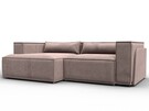 Диван угловой Лига-061 угол левый, Велюр, TOWER 05 бежевый