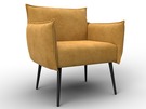 Кресло Лига-083, Велюр, BRUT 10 желтый