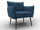 Кресло Лига-083, Велюр, BRUT 11 синий