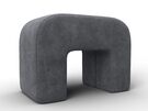 Пуф 008, Велюр, BRUT 16 темно-серый