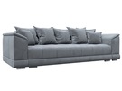 Диван прямой НордСтар НПБ, Велюр, TOWER 10 серый